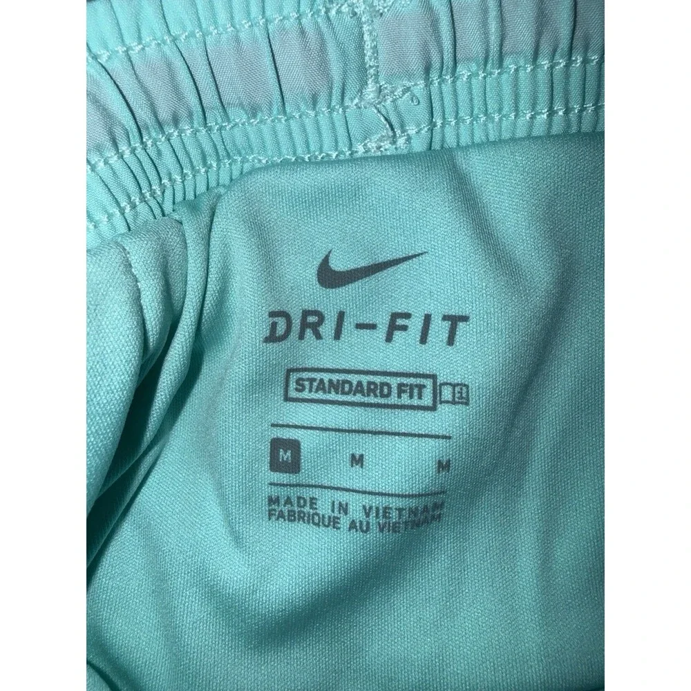 Nike Dri-Fit Girls Medium Light Teal/Pink Gym Shorts